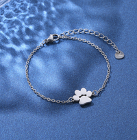 Personalized Paw Print Name Bracelet – photo 3