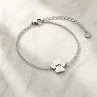 Personalized Paw Print Name Bracelet – photo 6